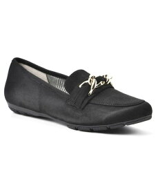 クリフバイホワイトマウンテン レディース パンプス シューズ Women's Gainful Loafers Shoe Black Suedette