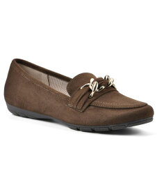 クリフバイホワイトマウンテン レディース パンプス シューズ Women's Gainful Loafers Shoe Brown Suedette