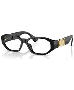 ���F���T�[�` �����Y �A�N�Z�T���[ �T���O���X�E�A�C�E�F�A Versace Men's Irregular Eyeglasses VE3320U Black �u���b�N
