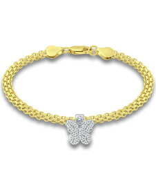 ジャーニ ベルニーニ レディース ブレスレット・バングル・アンクレット アクセサリー Cubic Zirconia Butterfly Charm Bismark Chain Bracelet, Created for Macy's Yellow