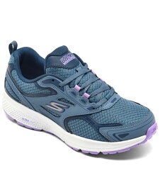 スケッチャーズ レディース スニーカー シューズ Women's GO run Consistent Running Sneakers from Finish Line Blue, Purple