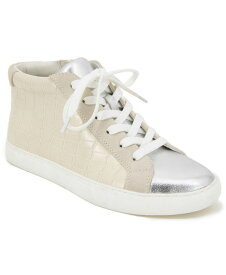 ケネスコール レディース スニーカー シューズ Women's Kam Hightop Sneakers Off White/Silver