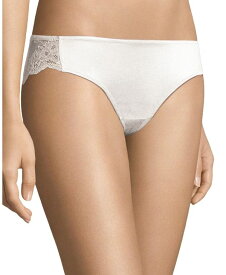 メイデンフォーム レディース パンツ アンダーウェア Comfort Devotion Lace Back Tanga Underwear 40159 White