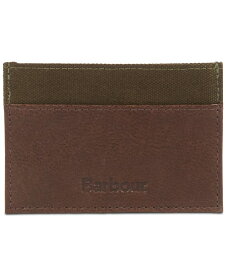 バーブァー メンズ 財布 アクセサリー Men's Padbury Leather Card Holder Dark Brown