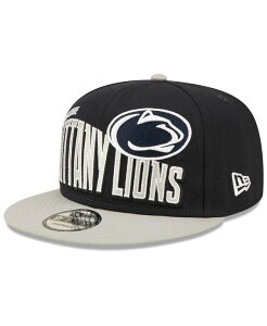 �j���[�G�� �����Y �A�N�Z�T���[ �X�q ���B���e�[�W New Era Men's Navy Penn State Nittany Lions Two-Tone Vintage-Like Wave 9FIFTY Snapback Hat Navy �l�C�r�[
