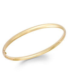 イタリアン ゴールド レディース ブレスレット・バングル・アンクレット アクセサリー Stackable Bangle Bracelet in 14k Gold Yellow Gold