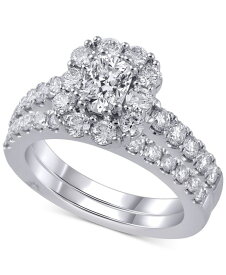 マルケッサ レディース リング アクセサリー Diamond Bridal Set (2 ct. t.w.) in 18k White Gold White Gold