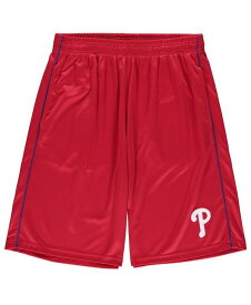 マジェスティック メンズ ハーフパンツ・ショーツ ボトムス Men's Red Philadelphia Phillies Big Tall Mesh Shorts Red