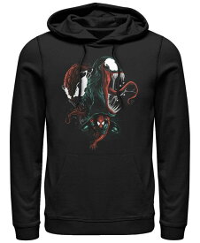 フィフスサン メンズ パーカー・スウェット アウター Men's Marvel Spider-Man Bad Conscience Fleece Pullover Hoodie Black