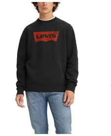 リーバイス メンズ パーカー・スウェット アウター Men's Graphic Crewneck Sweatshirt Jet Black