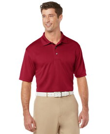 ピージーエーツアー メンズ ポロシャツ トップス Men's Airflux Solid Golf Polo Shirt Chili Pepper