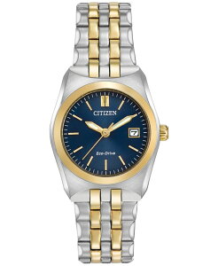 V`Y fB[X ANZT[ rv Two-Tone Citizen Women's Eco-Drive Two-Tone Stainless Steel Bracelet Watch 28mm EW2294-53L