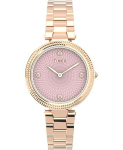 ^CbNX fB[X ANZT[ rv Timex Women's City Rose Gold-Tone Low Lead Brass Bracelet Watch 32mm Rose Gold-Tone S[h