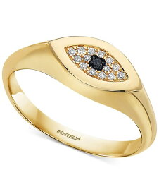 エフィー レディース リング アクセサリー EFFY&reg; Diamond Accent Evil Eye Ring in 14k Gold Yellow Gold