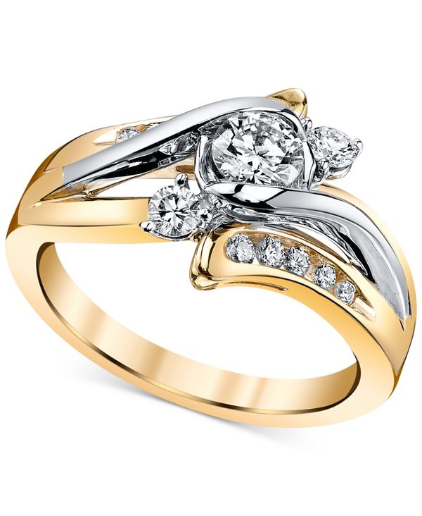 ル ヴァン レディース リング アクセサリー Diamond Statement Ring (3 ct. in 14k Rose,  Yellow or White Gold White Gold 通販