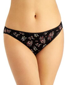 チャータークラブ レディース パンツ アンダーウェア Everyday Cotton Bikini Underwear, Created for Macy's Black