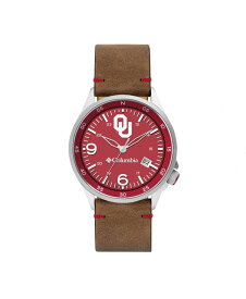 コロンビア メンズ 腕時計 アクセサリー Men's Canyon Ridge Oklahoma Saddle Leather Watch 45mm Brown