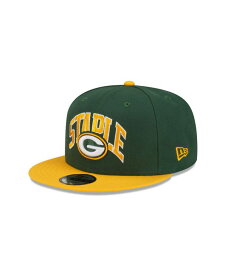 ニューエラ メンズ 帽子 アクセサリー Men's X Staple Green, Gold Green Bay Packers Pigeon 9Fifty Snapback Hat Green, Gold