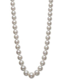 ベル ドゥ メール レディース ネックレス・チョーカー・ペンダントトップ アクセサリー Cultured Freshwater Pearl Graduated 17-1/2" Strand Necklace (11-14mm) in 14k Gold, Created for Macy's White