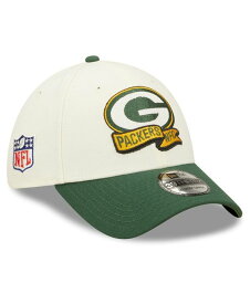 ニューエラ メンズ 帽子 アクセサリー Men's Cream, Green Green Bay Packers 2022 Sideline 39THIRTY 2-Tone Flex Hat Cream, Green