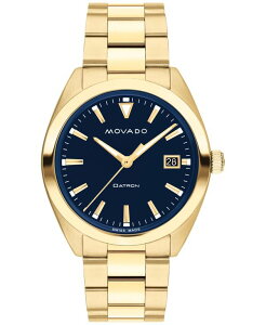 ���o�h �����Y �A�N�Z�T���[ �r���v T�V���c Movado Unisex Swiss Heritage Datron Gold Ion-Plated Steel Bracelet Watch 39mm Gold �S�[���h