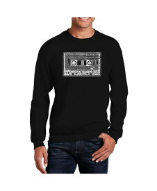 【送料無料】 エルエーポップアート メンズ パーカー・スウェット アウター Word Art The 80's Crewneck Sweatshirt Black