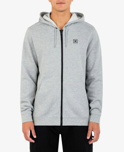 �n�[���[ �����Y �A�E�^�[ �p�[�J�[�E�X�E�F�b�g �X�E�F�b�g �V���c ���S Hurley Men's Icon Chest Logo Full Zip Hooded Sweatshirt Dark Heather Gray �O���[