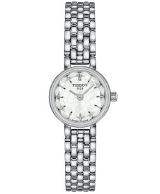 【送料無料】 ティソット レディース 腕時計 アクセサリー Women's Swiss Lovely Stainless Steel Bracelet Watch 20mm Grey