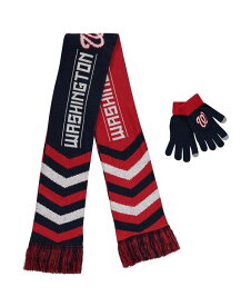 【送料無料】 フォコ メンズ マフラー・ストール・スカーフ アクセサリー Men's and Women's Navy Washington Nationals Glove and Scarf Combo Set Navy