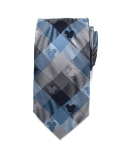 fBYj[ Y ANZT[ lN^C Disney Mickey Mouse Plaid Men's Tie Blue u[