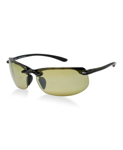 �}�E�C�W�� �����Y �A�N�Z�T���[ �T���O���X�E�A�C�E�F�A Maui Jim BANYANS Polarized Sunglasses 412 Black/Green �u���b�N