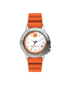 【送料無料】 コロンビア メンズ 腕時計 アクセサリー Men's Peak Patrol Clemson Silicone Strap Watch 45mm Orange