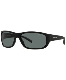 【送料無料】 アーネット メンズ サングラス・アイウェア アクセサリー Unisex Polarized Sunglasses, AN4290 Uka-Uka 63 Matte Black