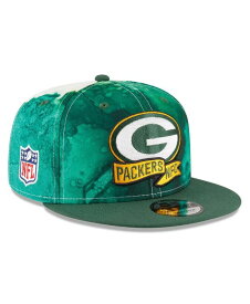 【送料無料】 ニューエラ メンズ 帽子 アクセサリー Men's Green Bay Packers 2022 Sideline 9FIFTY Ink Dye Snapback Hat Green