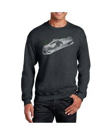 【送料無料】 エルエーポップアート メンズ パーカー・スウェット アウター Men's Word Art Ski Crewneck Sweatshirt Gray