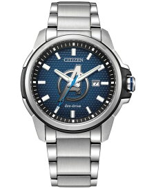 【送料無料】 シチズン メンズ 腕時計 アクセサリー Avengers: Infinity Saga Silver-Tone Stainless Steel Bracelet Watch 45mm Silver-tone