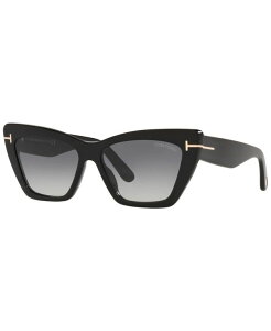 yz gEtH[h fB[X TOXEACEFA ANZT[ Women's Sunglasses, TR001312 56 Black Shiny