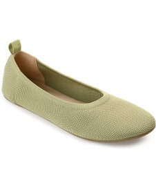 【送料無料】 ジュルネ コレクション レディース パンプス シューズ Women's Jersie Knit Flat Olive