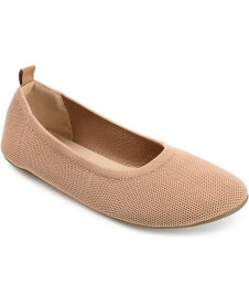 【送料無料】 ジュルネ コレクション レディース パンプス シューズ Women's Jersie Knit Flat Tan