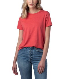 【送料無料】 オルタナティヴ アパレル レディース シャツ トップス Women's Modal Tri-Blend Crew T-shirt Faded Red