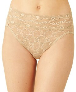 �r�[�e���v�e�b�h ���f�B�[�X �A���_�[�E�F�A �p���c ���[�X b.tempt'd Women's Lace Kiss High-Leg Brief Underwear 978382 Au Natural (Nude 4)