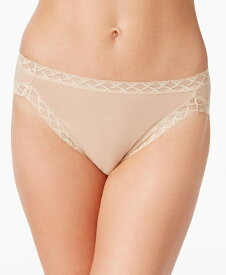 【送料無料】 ナトリ レディース パンツ アンダーウェア Bliss Lace-Trim Cotton French-Cut Brief Underwear 152058 Cafe (Nude 5)