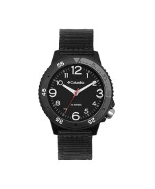 【送料無料】 コロンビア レディース 腕時計 アクセサリー Unisex Cross Trails 3-Hand Date Black Nylon Strap Watch, 44mm Black