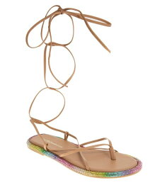 【送料無料】 BCBジェネレーション レディース サンダル シューズ Women's Tarin Lace-Up Flat Sandal Tan