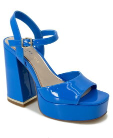 【送料無料】 ケネスコール レディース サンダル シューズ Women's Dolly Platform Sandals Blue Patent