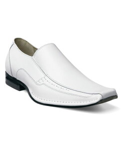 XeCV[A_X Y V[Y Xb|E[t@[ U[ [t@[ Stacy Adams Men's Templin Leather Bike Toe Loafers White zCg