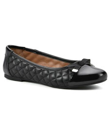 【送料無料】 ホワイトマウンテン レディース パンプス シューズ Women's Seaglass Ballet Flats Black, Smooth