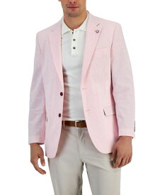 【送料無料】 ナウティカ メンズ ジャケット・ブルゾン アウター Men's Modern-Fit Stretch Stripe Seersucker Sport Coat Pink