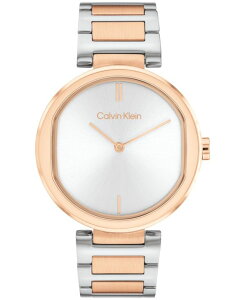 �J���o���N���C�� ���f�B�[�X �A�N�Z�T���[ �r���v T�V���c Calvin Klein Women's 2-Hand Two-Tone Stainless Steel Bracelet Watch 36mm Stainless Steel