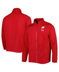 A_[A[}[ Y AE^[ WPbgEu] WPbg Under Armour Men's Red Wisconsin Badgers Squad 3.0 Full-Zip Jacket Red bh